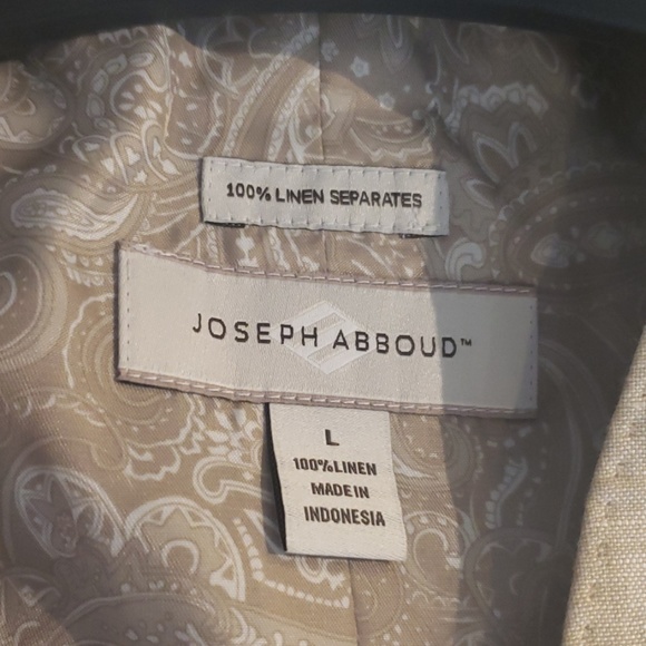 Joseph Abbound Mens Tan Vest NWT - Picture 4 of 6